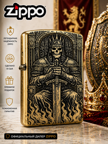 Изображение товара Зажигалка Zippo с гравировкой Skull Raider