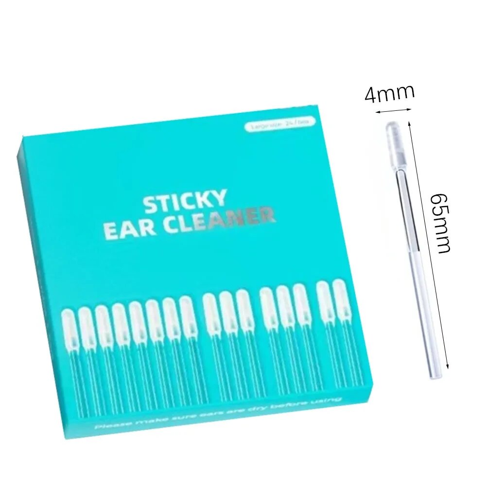 Sticky Ear Cleaner, 24 шт, Цвет: S