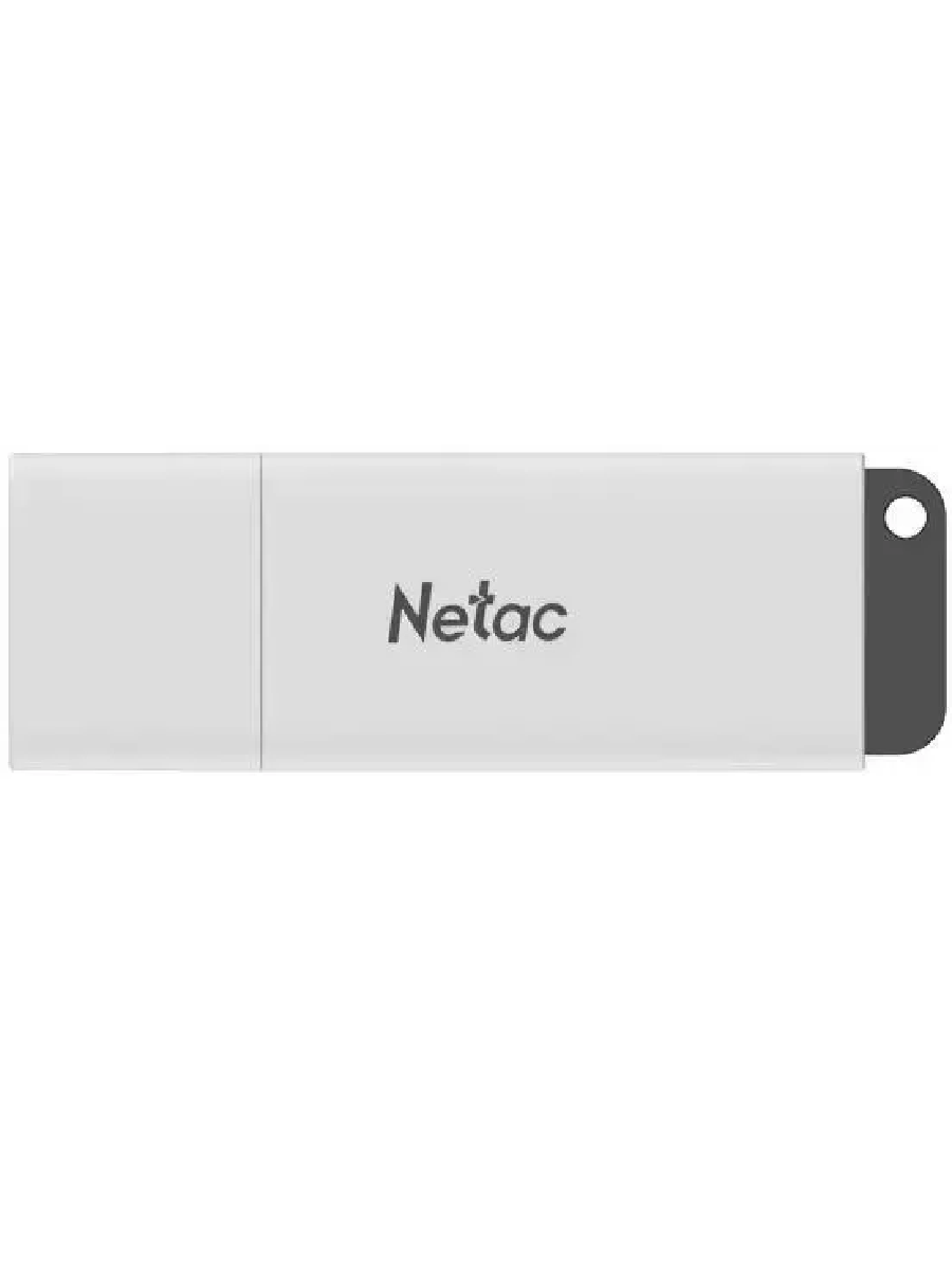Накопитель Netac U3 Smart Drive, USB 3.0, 16ГБ, белый, с LED-индикатором