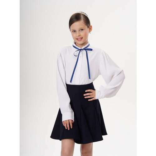 фото Школьная блуза kari, размер 11-12 лет, белый