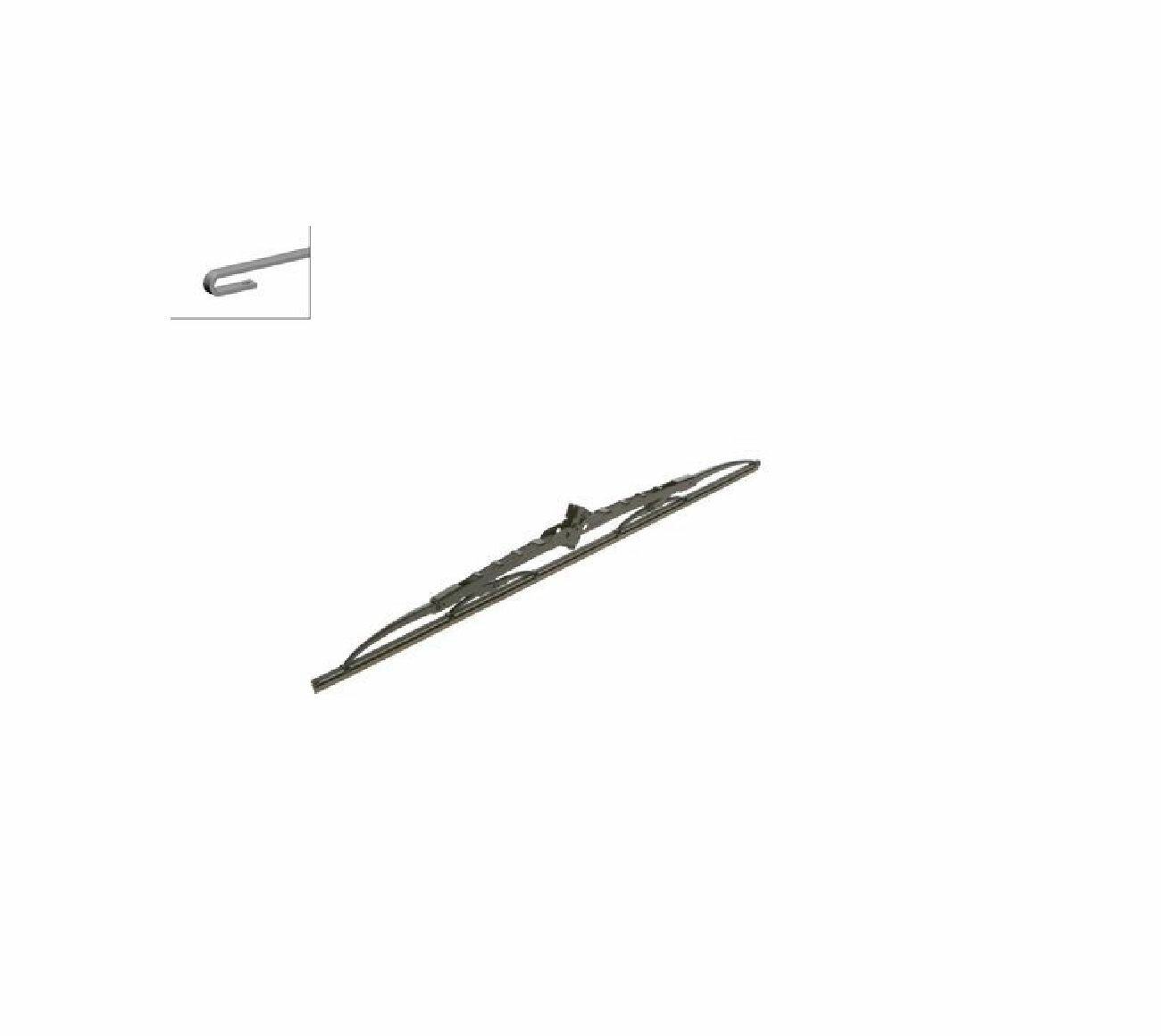 Щетка стеклоочистителя каркасная Twin HCV 550мм крепление Hook, BOSCH 3397018965