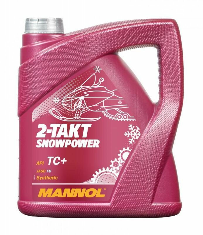 Масло для снегохода 2T MANNOL SNOWPOWER синт 4л