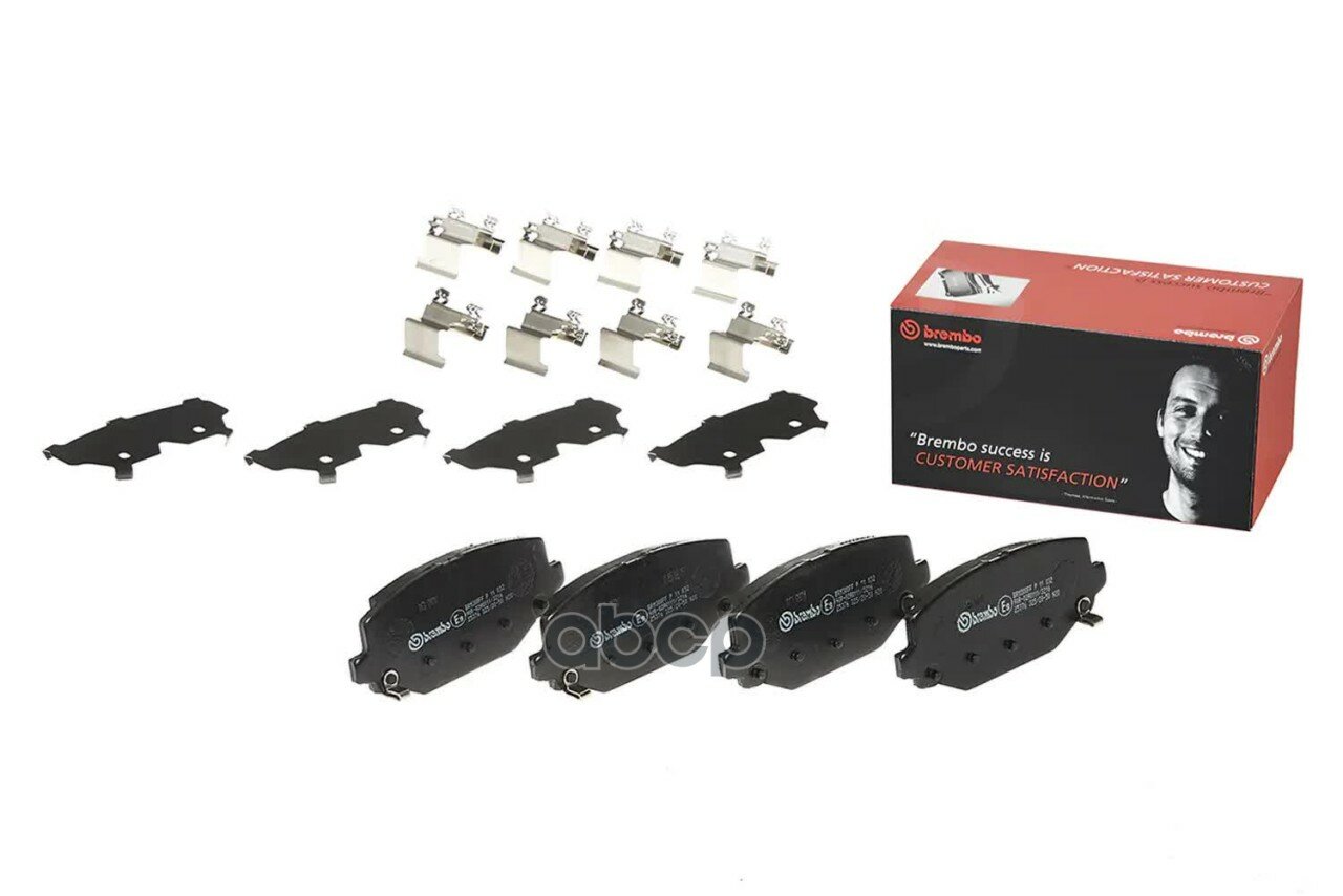 Колодки тормозные дисковые задн. CHRYSLER GRAND VOYAGER V (RT) 10/07-> / DODGE CARAVAN 01/08-> / DOD Brembo арт. p11032