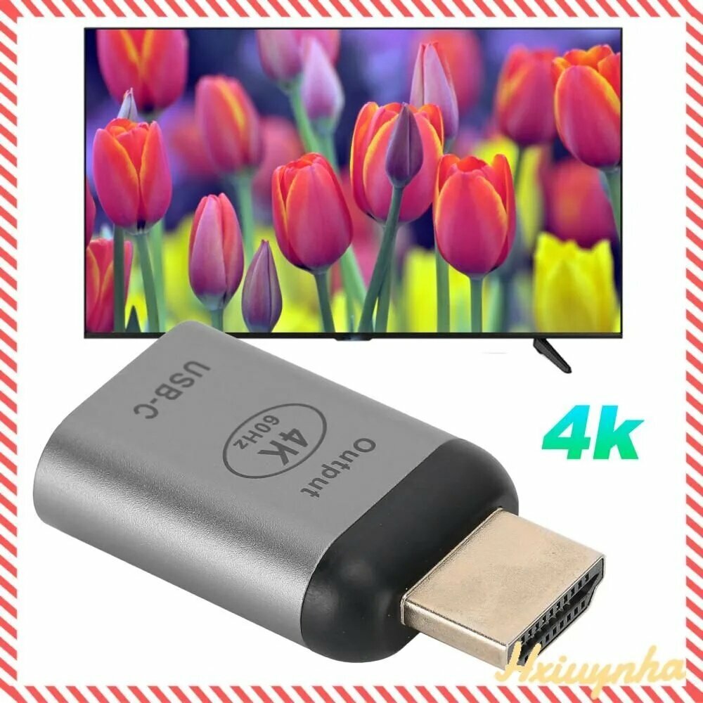 Type-C к HDMI адаптер, 4K при 60HZ, для систем Win/Android/OS X