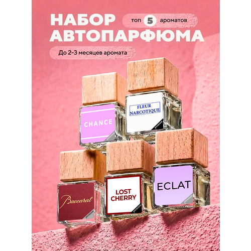 фото Ароматизатор для автомобиля, в машину, подарочный набор 5 шт aroma king