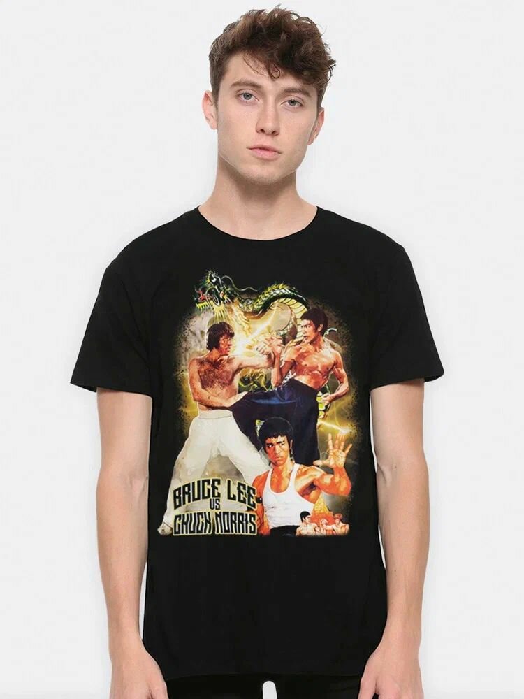 Футболка Чак Норрис и Брюс Ли / Chuck Norris