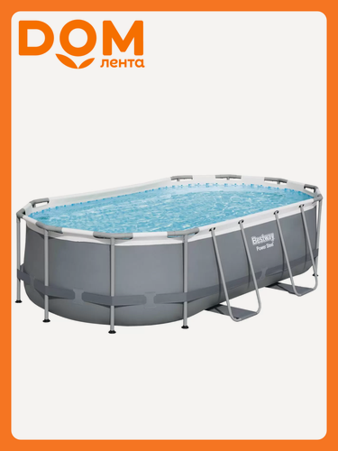 Изображение товара Бассейн каркасный овальный Bestway Power Steel, 427х250х100 см