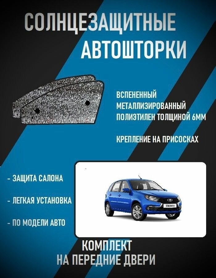 Автошторки на Granta хэтчбек (2018-2023)