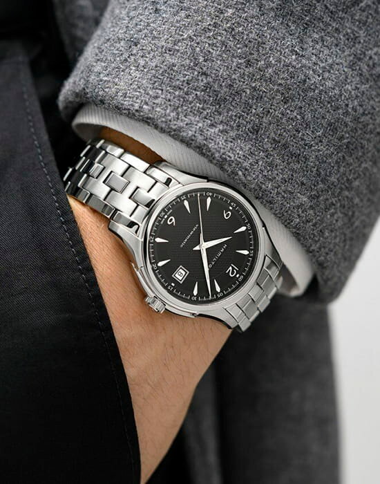 Наручные часы Hamilton Jazzmaster, серебристый/черный — фото 1