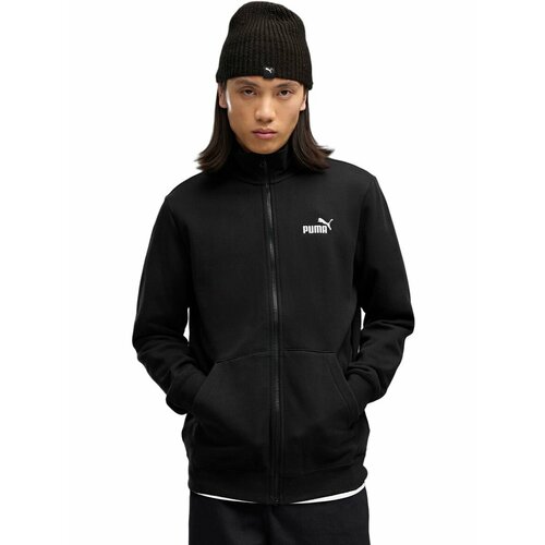 фото Толстовка спортивная puma ess no. 1 logo track jacket fl, размер s, , черный
