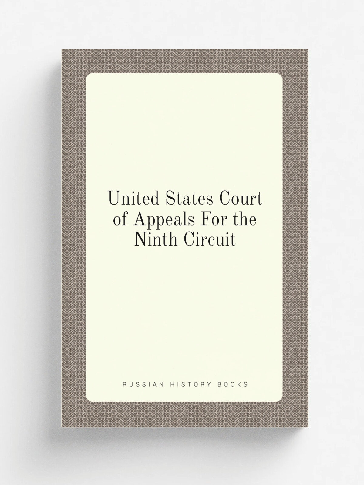 United States Court of Appeals For the Ninth Circuit | 1952 | Репринт