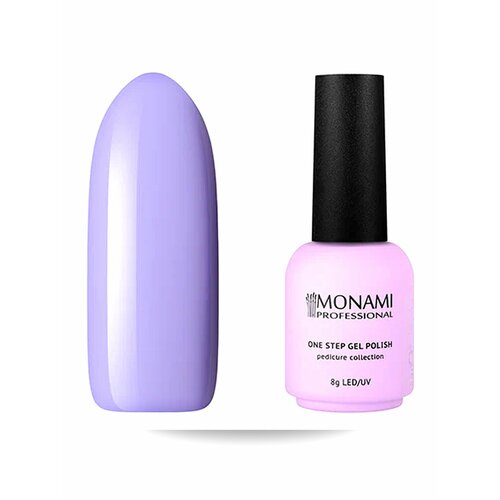 фото Гель-лак monami "pedicure collection №14", однофазный, сиреневый, 8 мл