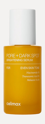 Изображение товара CELIMAX Сыворотка для лица Pore+Dark Spot Brightening Serum для выравнивания тона и рельефа кожи, 30 мл