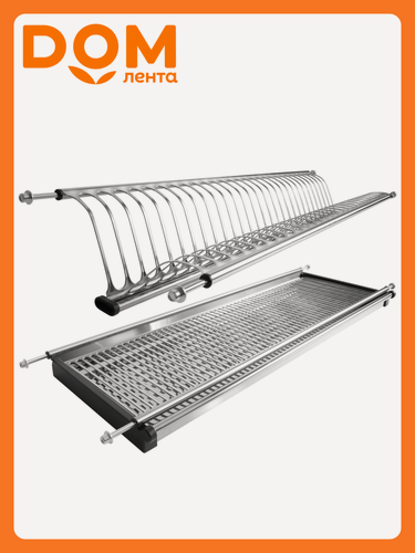 Изображение товара Посудосушитель 800 мм SJ304В 765х280х65мм, нержавеющая сталь (комплект)