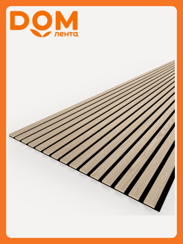 Изображение товара Панель стеновая акустическая Stella Comfort Light Дуб Снежный 2780х600х9 (уп.1шт.)