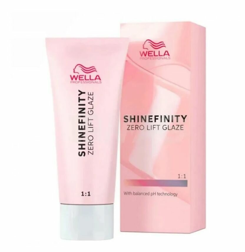 Крем-гель для волос для тонирования и блеска без осветления Wella Professionals Shinefinity 07/12, 60 мл