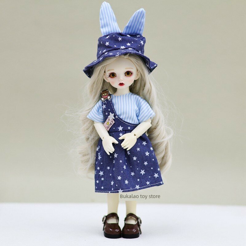 Платье для куклы 30 см BJD - CC48 - Элегантный безрукавный наряд для куклы 30 см, модная одежда для девочек