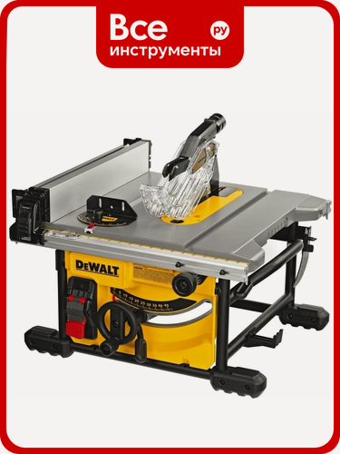 Изображение товара Настольная, 1850, пила 1850 Вт, 5800 об/мин, диск 210x30 мм DEWALT DWE7485-QS, алюминиевый