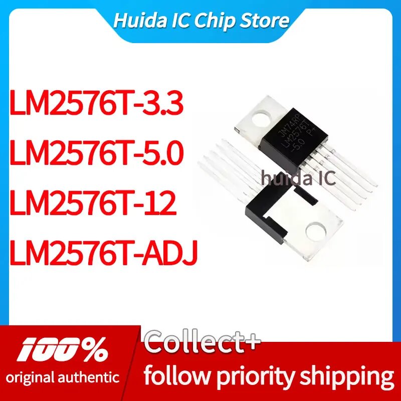 LM2576T-ADJ Аутентичный LM2576T-3,3 LM2576T-5,0 LM2576T-12 LM2576T-5.0