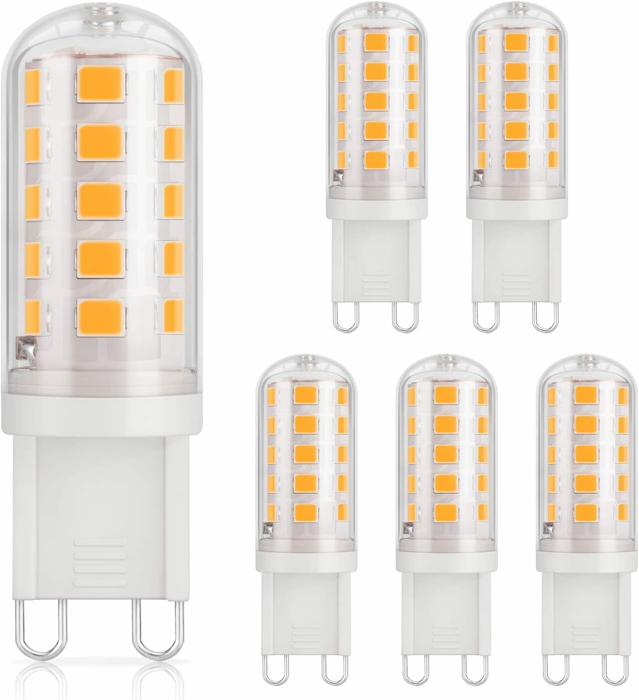 Источник света G9LED Энергосберегающая кукурузная лампа Керамика Домашнее освещение Белый Теплый свет 220В Высокий свет Вставная пузырьковая Белый