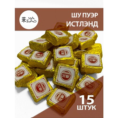 фото Чай китайский пуэр шу - квадрат шу истлэнд, 15 штук ча бао