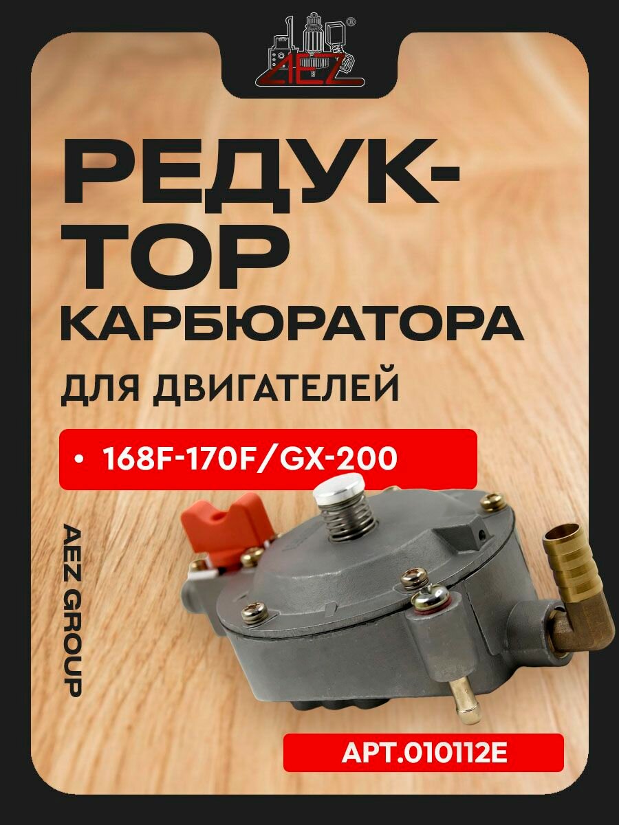 Редуктор карбюратора для двигателей (бензин/газ) 168F-170F/GX-200