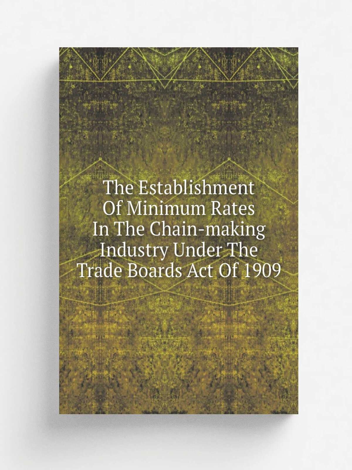 The Establishment Of Minimum Rates In The Chain-making Industry Under The Trade Boards Act Of 1909 | Репринт