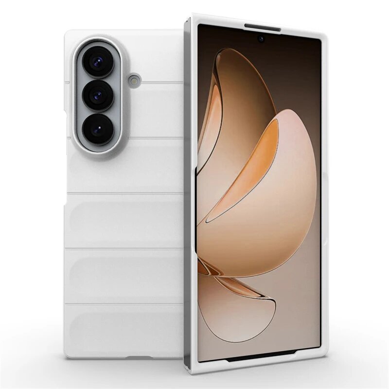 Полный защитный чехол для Samsung Galaxy Z Fold 8 Ultra, жесткий чехол из Белый, White