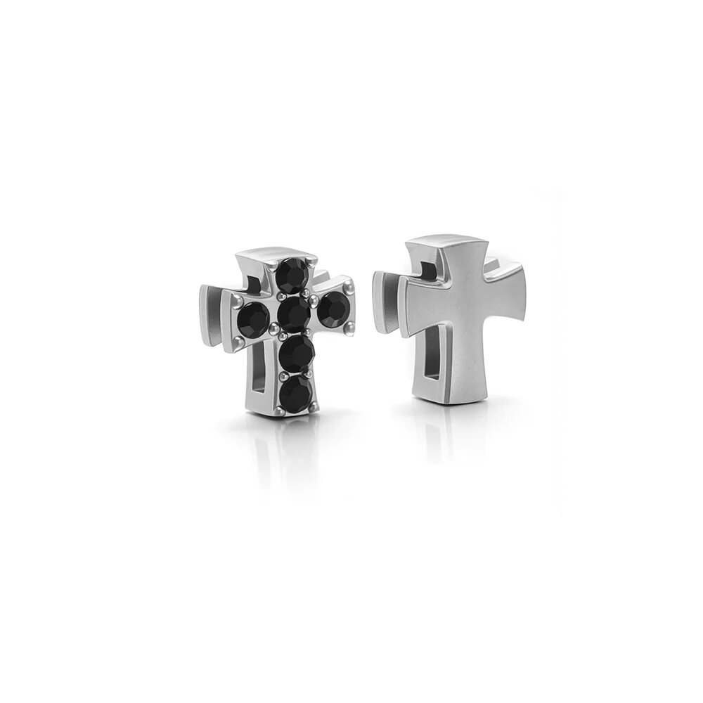 Комплект для изготовления украшений Semitree из нержавеющей стали Cross steel black