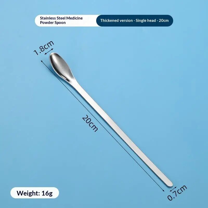 Ложка-шпатель из нержавеющей стали двухсторонняя 20cm Single head