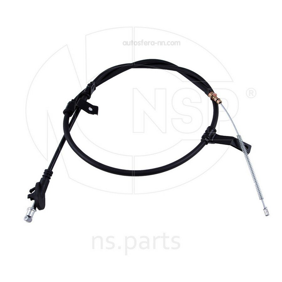 NSP NSP025977038305 Трос ручного тормоза HYUNDAI SONATA EF 04- (тагаз) прав. диск.