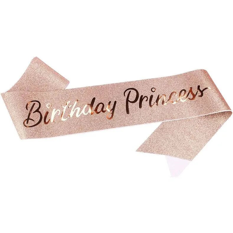 Пояс на шею "Birthday Princess", Rose Gold A