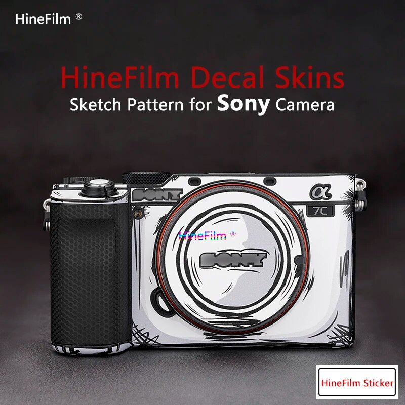 Наклейка HineFilm Sketch для Sony ZVE10