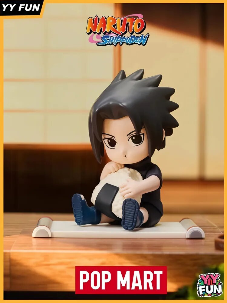 Коллекционная фигурка Слепая коробка POP MART NARUTO SHIPPUDEN Childhood Series Figures, Саске Учиха 1 шт/Blind Box подарок подруге
