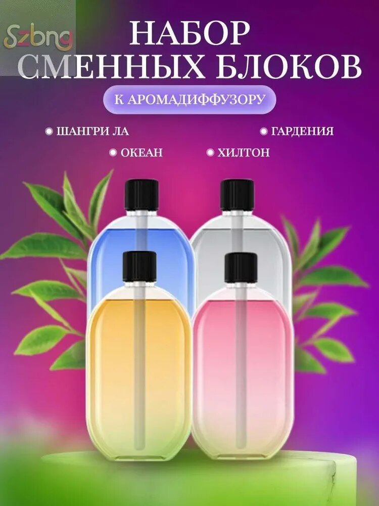 Набор сменных ароматов для диффузора