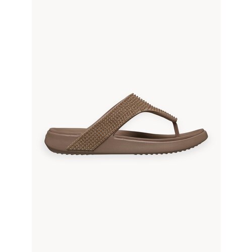 фото Сланцы crocs, размер w9 us, коричневый