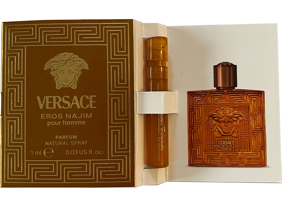 Сэмпл парфюма Versace Eros Najim 1 / Духи Версаче Эрос Наджим пробник / Аромат в мини-флаконе