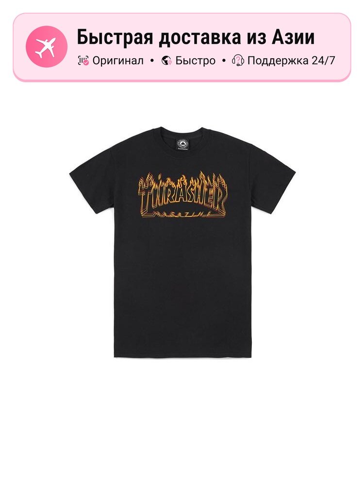 Футболка THRASHER Crew Neck Moderate Heavyweight