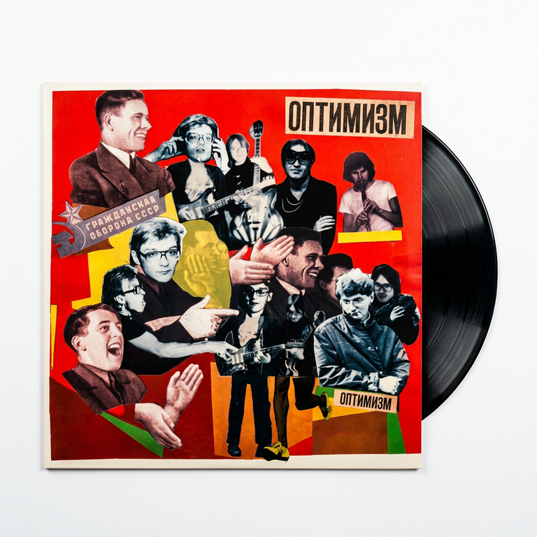 Виниловая пластинка Гражданская Оборона - Оптимизм LP EU press - Gatefold