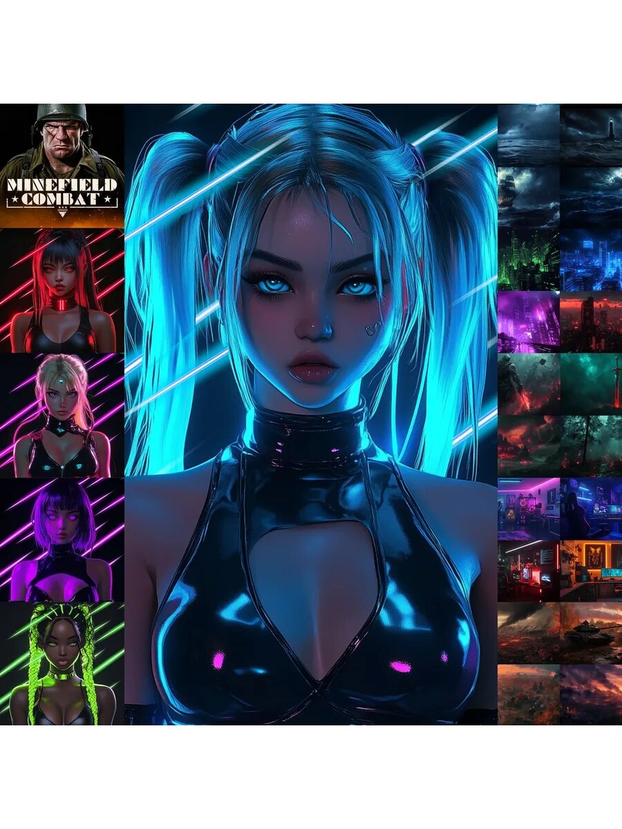 Minefield Combat Epic Theme Avatar Bundle PS4 & PS5