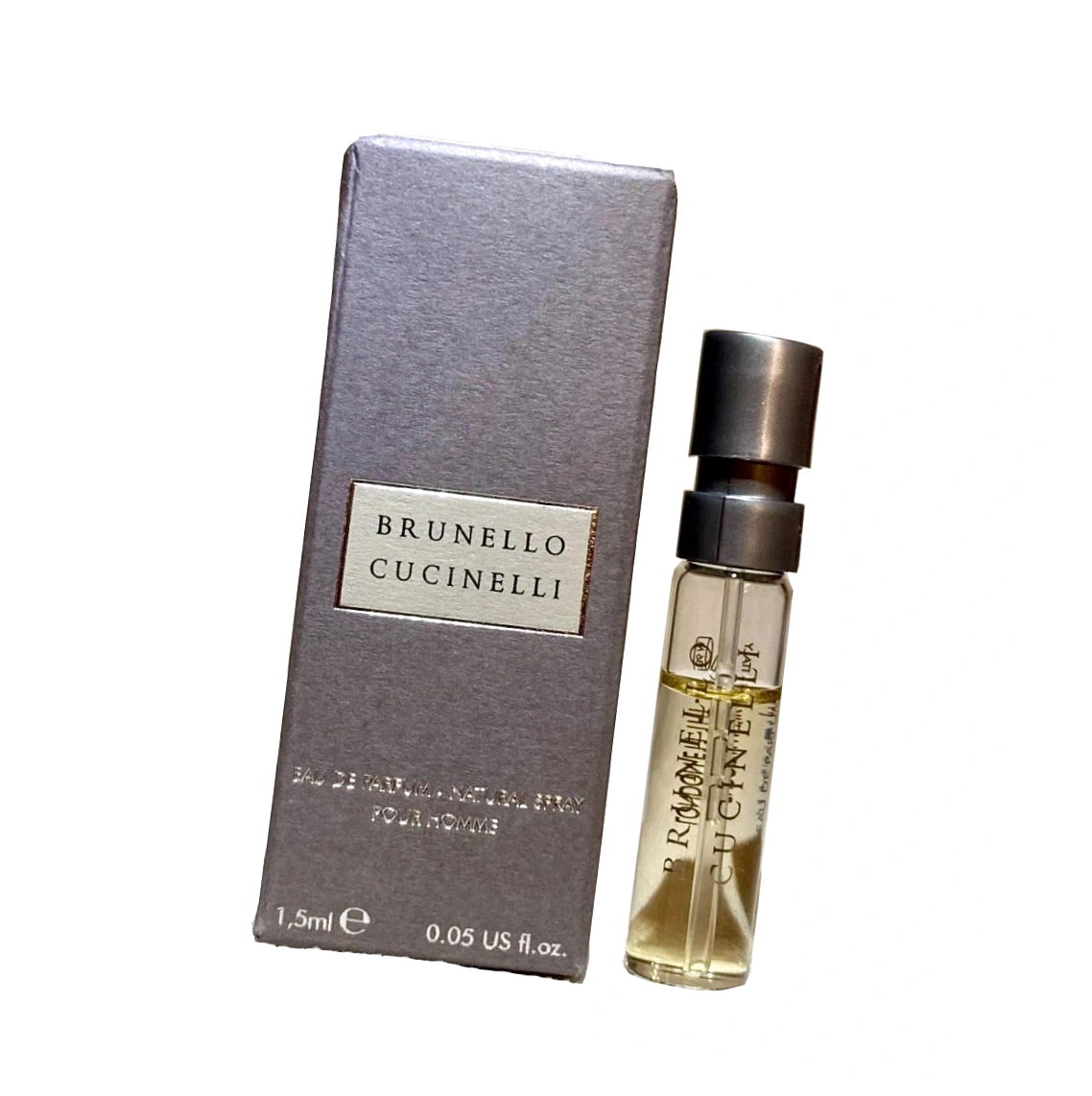 Парфюмерная вода Brunello Cucinelli Brunello Cucinelli Pour Homme пробник 1.5 / Брунелло Кучинелли Брунелло Кучинелли Пур Хомме мини-версия / Сэмпл