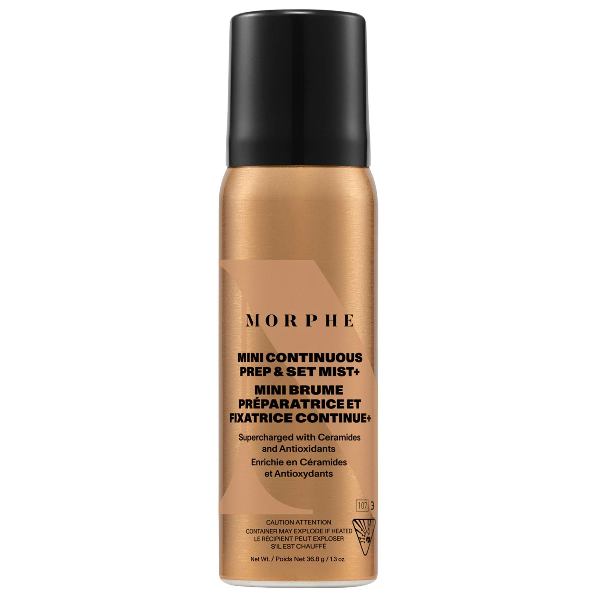 Многофункциональный фиксатор для макияжа (мини) MORPHE Mini Continuous Prep & Set Mist+ 36.8g
