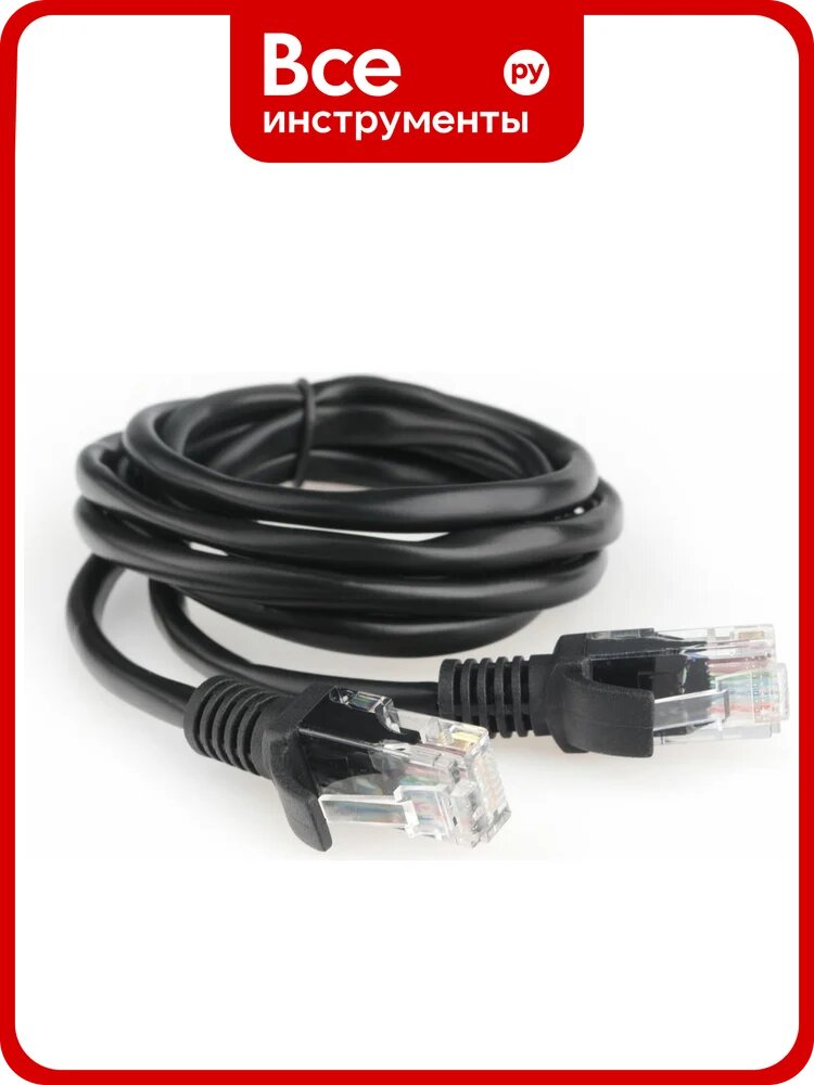 Патч-корд Гарнизон CCA light UTP кат.5e, 1.5м, литой, многожильный (черный), PC-UTP-5e-1.5-BK