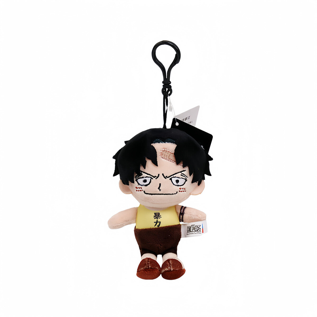 12cm One Piece Луффи Чаппер плюшевый брелок кукла аниме фигурка для детей - Гневный мальчик