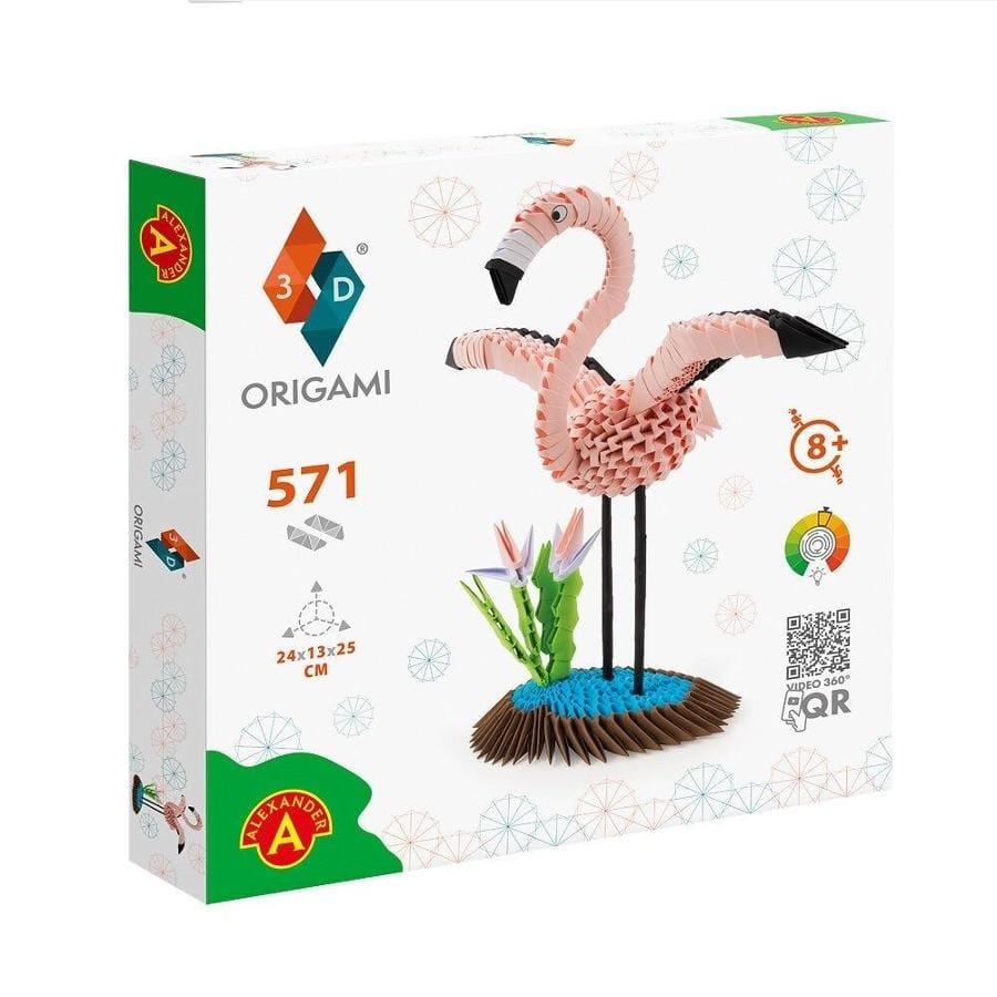 Набор для творчества Alexander Origami 3D Фламинго
