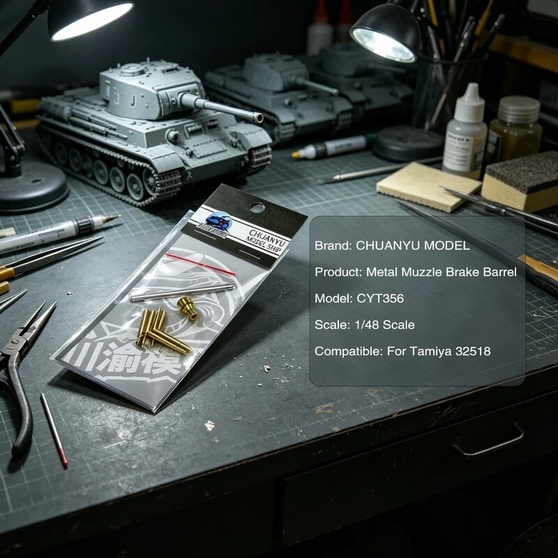 Металлические стволы CYModel для Tamiya 32518 Panzer IV Ausf. J