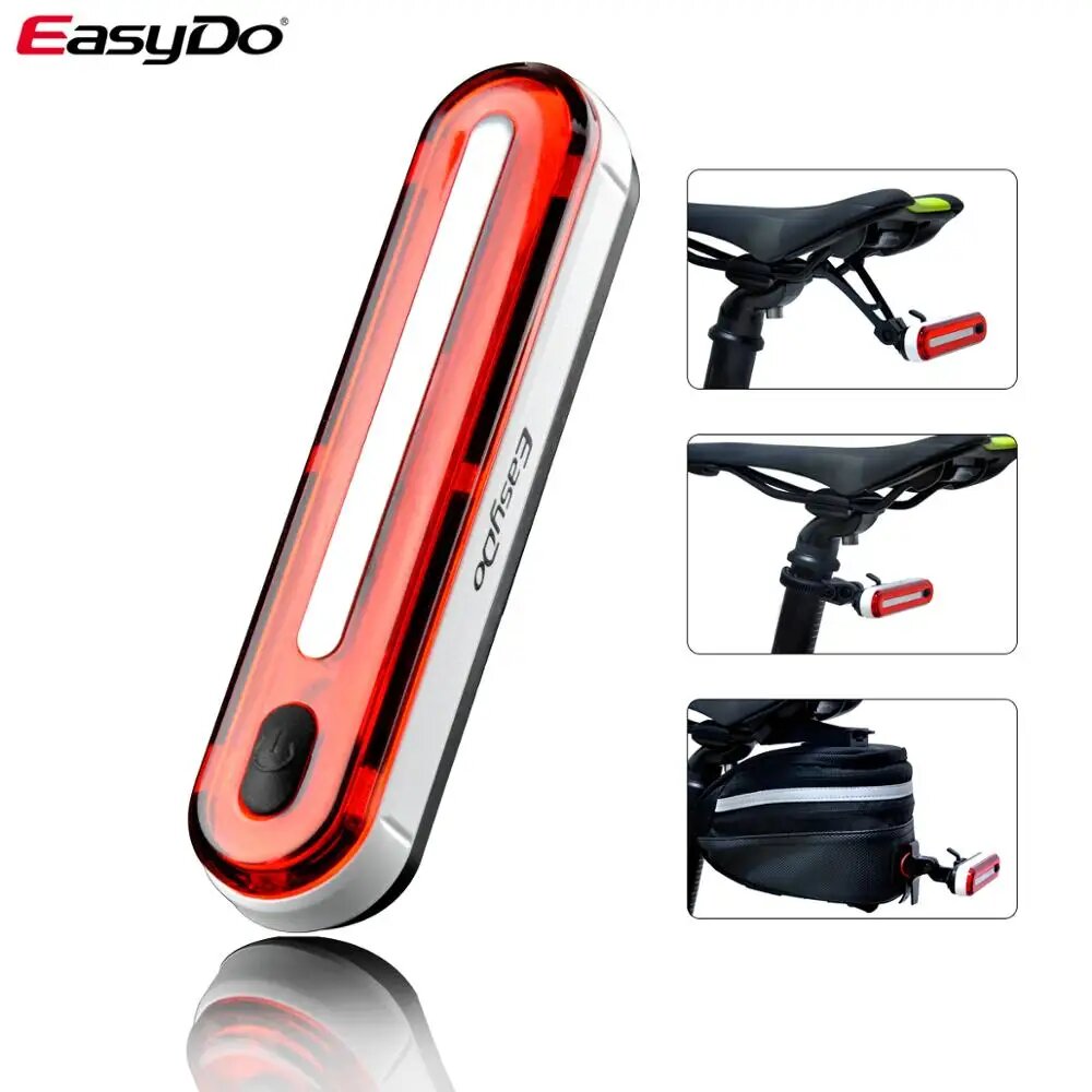 EasyDo MTB велосипедный задний фонарь водонепроницаемый