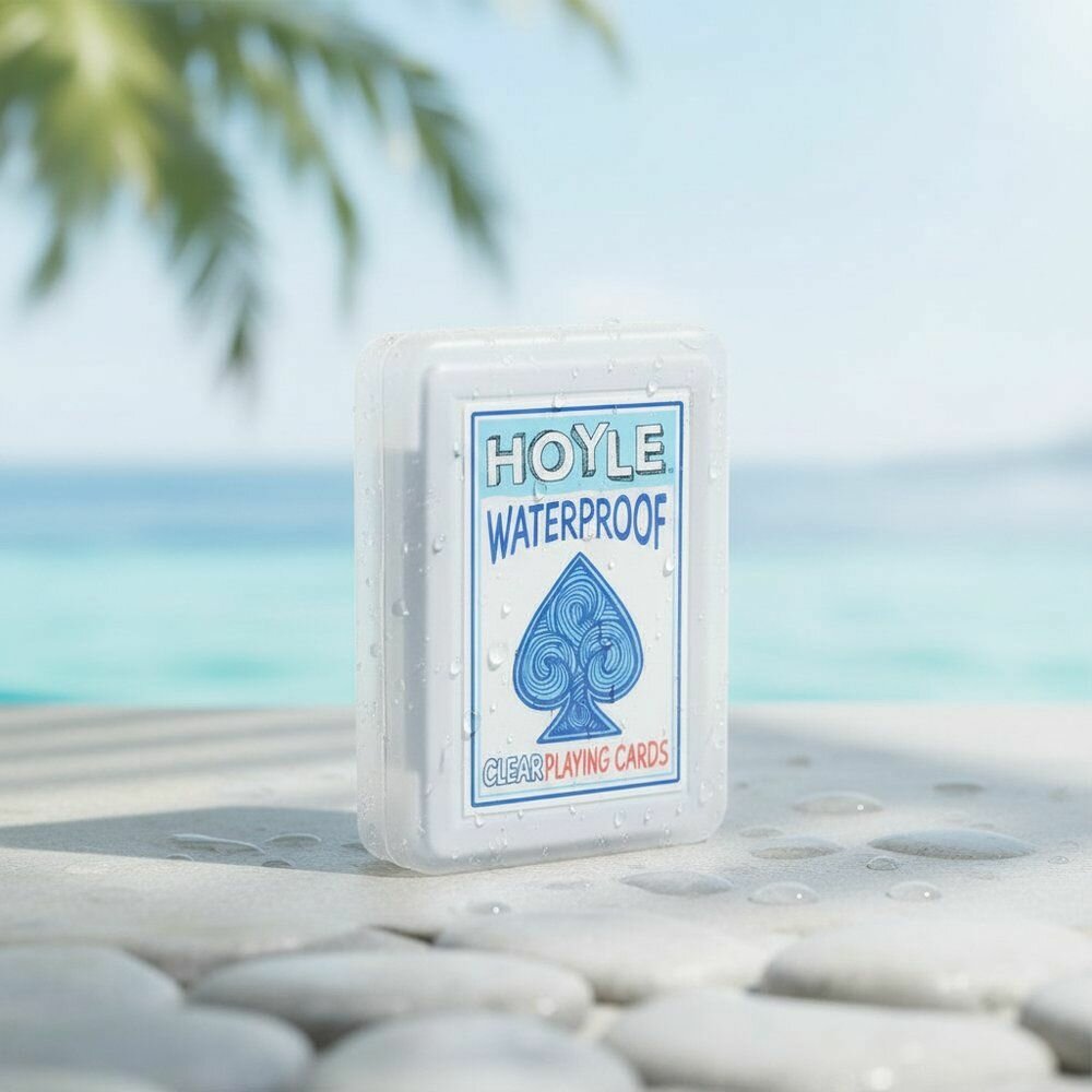 Карты "Hoyle Waterroof Plastic With Blue Spade Deck Standard Index"
