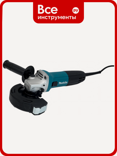 Изображение товара Угловая шлифмашина Makita 125 мм, 720 Вт, 11000 об\мин, плавный пуск, антирестарт, коробка GA5030RX8 (Makita GA5030R+Диск B-45808, 5 шт)