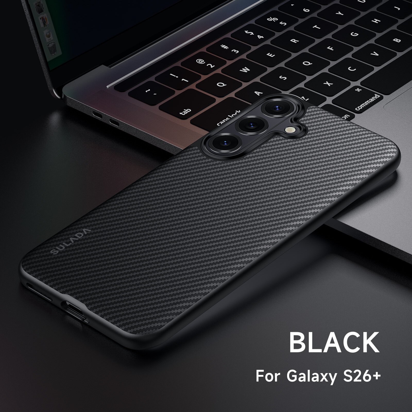 Чехол Для Samsung Galaxy S26 Plus / Самсунг Галакси S26+, soft touch, чехол-кардиомонитор, искусственная кожа, полиуретан (PU), защита камеры, ударопрочный, усиленные углы, Samsung,